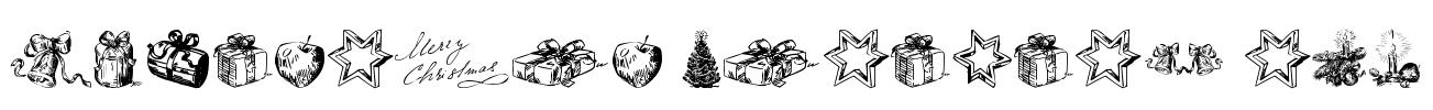 Christmas Nativity TFB Font Image