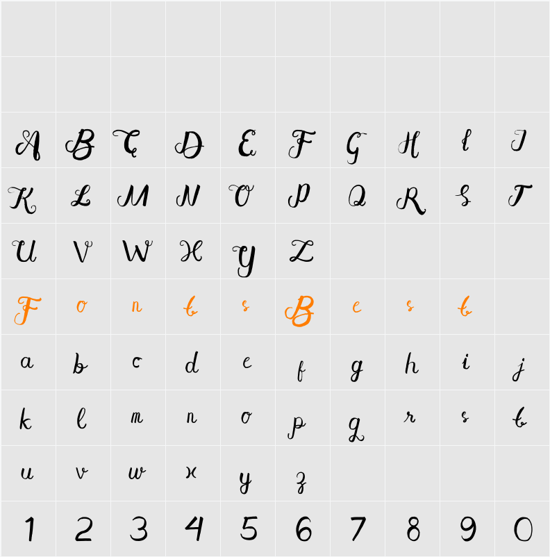 Aisy Khadijah Character Map