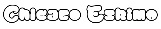 Chicago Eskimo Font Image