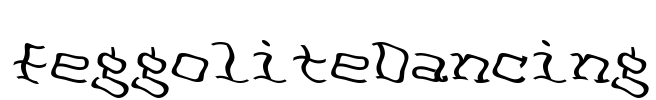 FeggoliteDancing Font Image