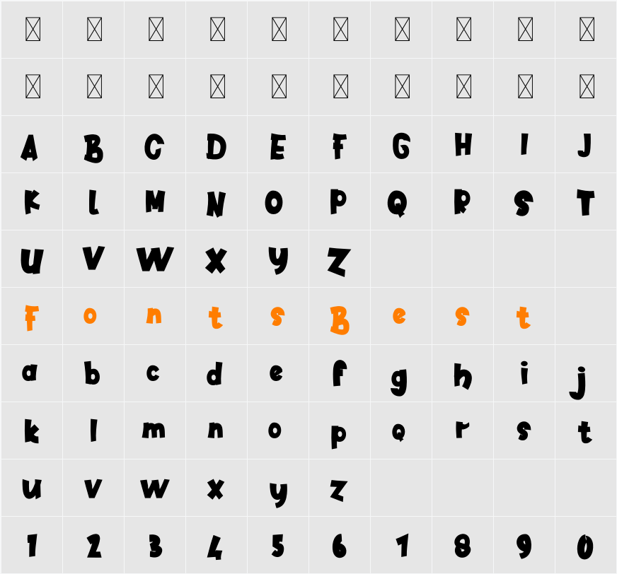 Amazing Kids Character Map