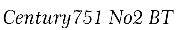 Century751 No2 BT