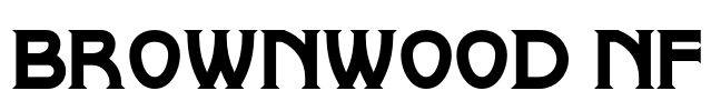 Brownwood NF Font Image