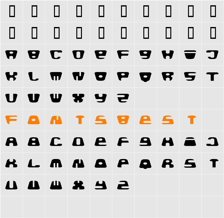 baldhead Character Map