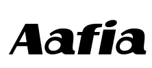 Aafia Font Image
