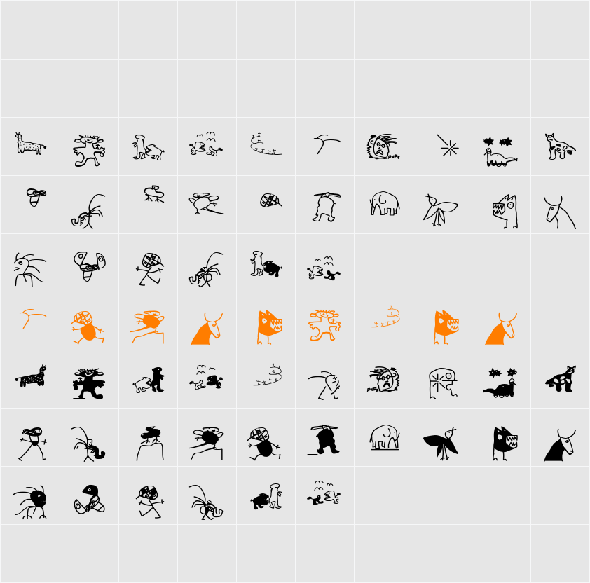 FelixFriends Character Map
