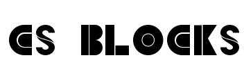CS Blocks Font Image