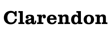 Clarendon Font Image