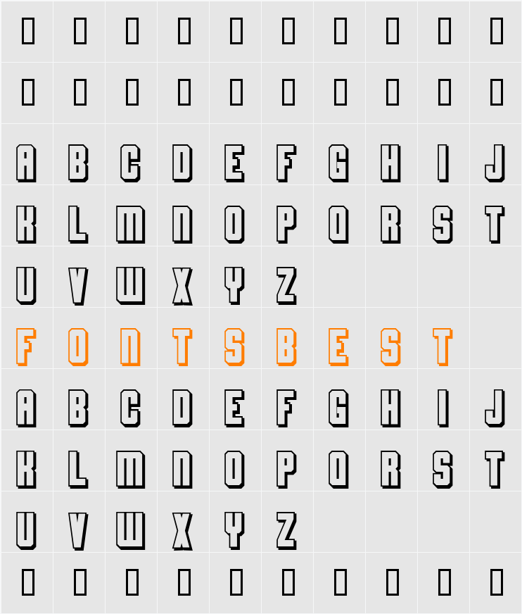 Flashback Character Map