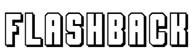 Flashback Font Image