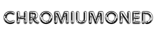 ChromiumOneD Font Image