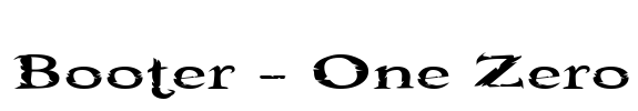 Booter - One Zero
