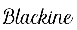 Blackine Font Image