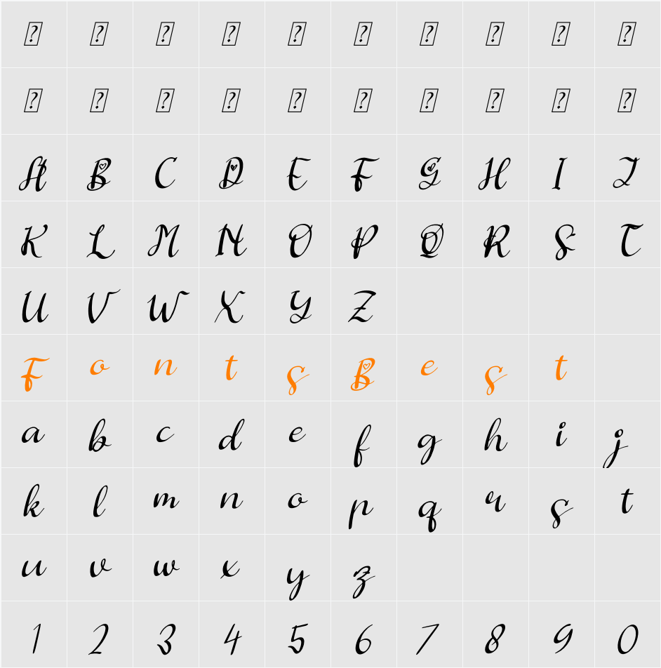 Butterfly Hellyna Character Map