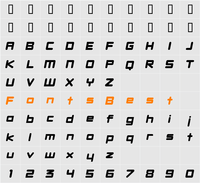 DBXLNightfever Character Map