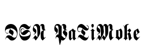 DSN PaTiMoke Font Image