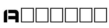 Airlock Font Image