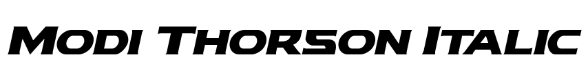 Modi Thorson Italic