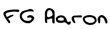FG Aaron Font Image