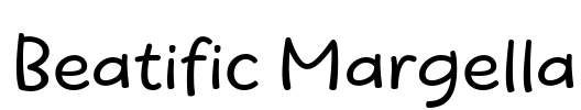 Beatific Margella Font Image