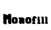 Monofill Font Image