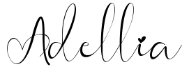 Adellia Font Image