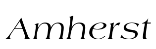 Amherst Font Image