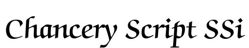 Chancery Script SSi