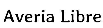 Averia Libre Font Image
