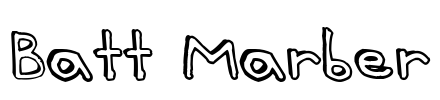 Batt Marber Font Image