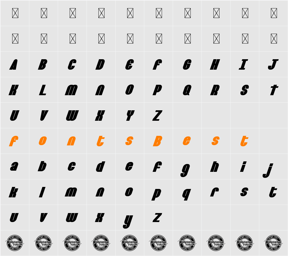 Barley Round Demo Character Map