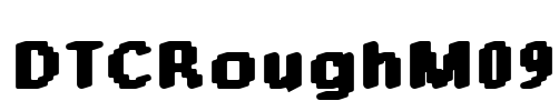 DTCRoughM09 Font Image