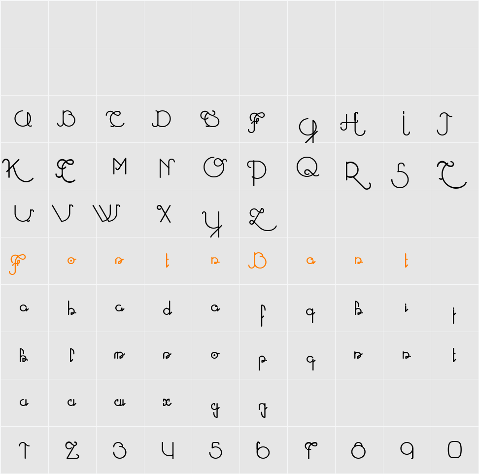 Atlas Eternal 78 Character Map