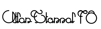 Atlas Eternal 78 Font Image