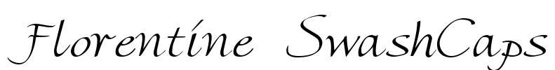 Florentine SwashCaps Font Image