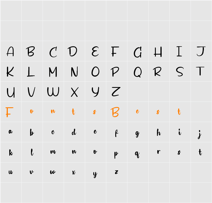 Biograf Character Map