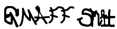 GMAFF Shit Font Image