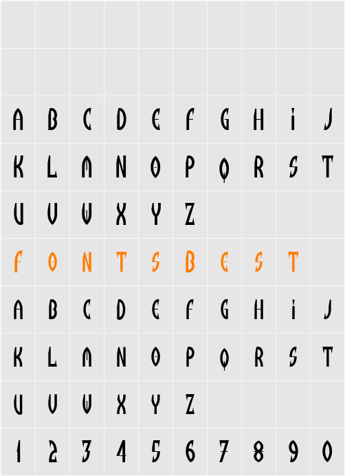 Devit Character Map