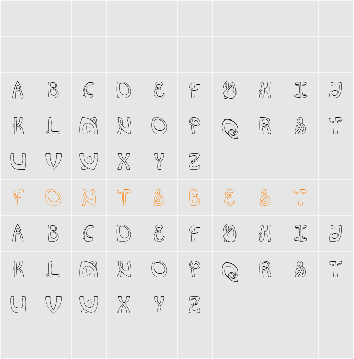 Flexion Character Map