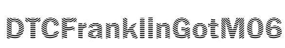 DTCFranklinGotM06 Font Image