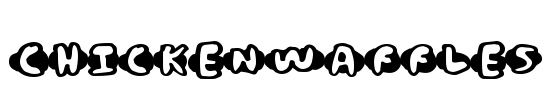 ChickenWaffles Font Image