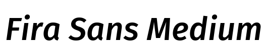 Fira Sans Medium