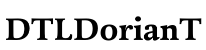 DTLDorianT Font Image