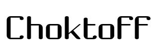 Choktoff Font Image