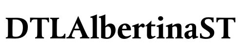 DTLAlbertinaST Font Image
