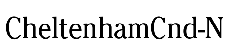 CheltenhamCnd-N Font Image