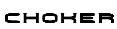 Choker Font Image
