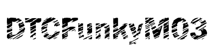 DTCFunkyM03 Font Image