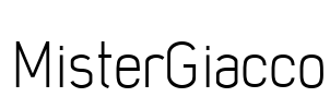 MisterGiacco Font Image