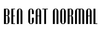 Ben Cat Normal Font Image